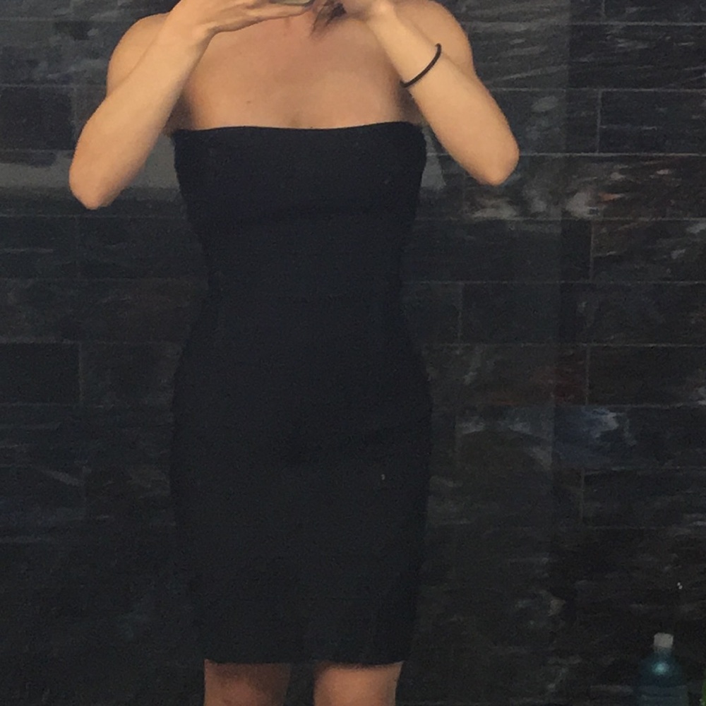 Herve Leger strapless dress